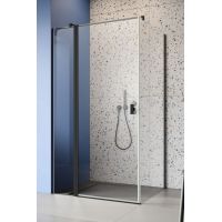 Radaway Nes Black KDJ II drzwi prysznicowe 100 cm lewe czarny mat/szkło przezroczyste 10032100-54-01L