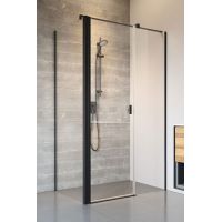 Radaway Nes Black KDS II drzwi prysznicowe 110 cm prawe czarny mat/szkło przezroczyste 10033110-54-01R