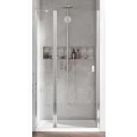 Radaway Nes DWJ II drzwi prysznicowe 80 cm wnękowe lewe chrom/szkło przezroczyste 10036080-01-01L