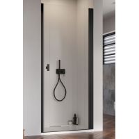 Radaway Nes 8 Black DWJ I drzwi prysznicowe 100 cm prawe czarny mat/szkło przezroczyste 10076100-54-01R