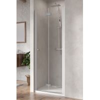 Radaway Nes 8 DWB drzwi prysznicowe 80 cm wnękowe prawe chrom/szkło przezroczyste 10079080-01-01R