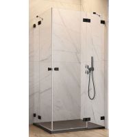 Radaway Essenza Pro Black KDD drzwi prysznicowe 80 cm prawe czarny mat/szkło przezroczyste 10096080-54-01R