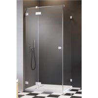 Radaway Essenza Pro White KDJ drzwi prysznicowe 80 cm lewe biały mat/szkło przezroczyste 10097080-04-01L