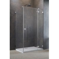Radaway Essenza Pro Brushed Nickel KDJ drzwi prysznicowe 90 cm prawe nikiel szczotkowany/szkło przezroczyste 10097090-91-01R