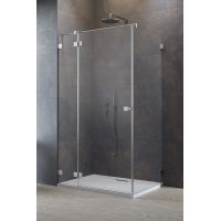 Radaway Essenza Pro Brushed Nickiel KDJ drzwi prysznicowe 100 cm lewe nikiel szczotkowany/szkło przezroczyste 10097100-91-01L
