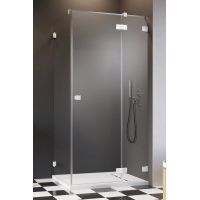 Radaway Essenza Pro White KDJ drzwi prysznicowe 110 cm prawe biały mat/szkło przezroczyste 10097110-04-01R