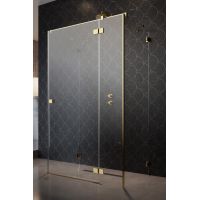Radaway Essenza Pro Gold KDJ+S drzwi prysznicowe 90 cm prawe złoty połysk/szkło przezroczyste 10097390-09-01R