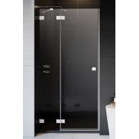 Radaway Essenza Pro White DWJ drzwi prysznicowe 80 cm lewe biały mat/szkło przezroczyste 10099080-04-01L