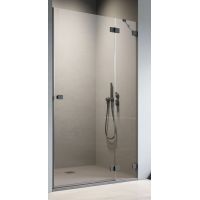 Radaway Essenza Pro Black DWJ drzwi prysznicowe 120 cm wnękowe prawe czarny mat/szkło przezroczyste 10099120-54-01R