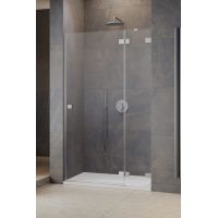Radaway Essenza Pro Brushed Nickel DWJ drzwi prysznicowe 120 cm wnękowe prawe nikiel szczotkowany/szkło przezroczyste 10099120-91-01R