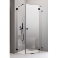 Radaway Essenza Pro Black PTJ drzwi prysznicowe prawe czarny mat/szkło przezroczyste 10100000-54-01R