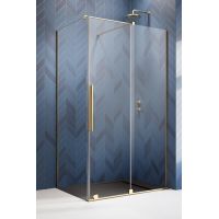 Radaway Furo Gold KDJ drzwi prysznicowe 47,2 cm prawe złoty połysk/szkło przezroczyste 10104472-09-01R