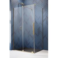 Radaway Furo Gold KDJ drzwi prysznicowe 52,2 cm lewe złoty połysk/szkło przezroczyste 10104522-09-01L