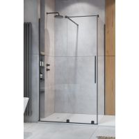 Radaway Furo KDJ drzwi prysznicowe 82,2 cm rozsuwane gunmetal szczotkowany /szkło przezroczyste 10104822-92-01L