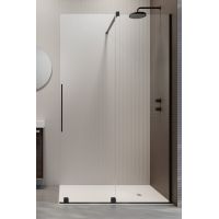 Radaway Furo Walk-In ścianka prysznicowa 59,4 cm do drzwi prysznicowych szkło przezroczyste 10110594-01-01