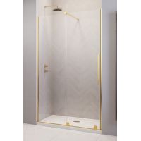 Radaway Furo Gold DWJ drzwi prysznicowe 67,2 cm lewe złoty połysk/szkło przezroczyste 10107672-09-01L
