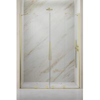 Radaway Furo Brushed Gold DWD drzwi prysznicowe 43,8 cm złoty szczotkowany/szkło przezroczyste 10108438-99-01