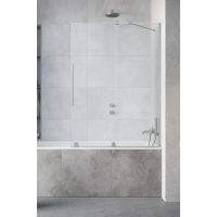 Radaway Furo Brushed Nickel PND II drzwi parawanu 53,8 cm prawe nikiel szczotkowany/szkło przezroczyste 10109538-91-01R