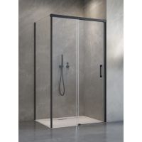 Radaway Idea Black KDS drzwi prysznicowe 120 cm prawe czarny/szkło przezroczyste 10115120-54-01R