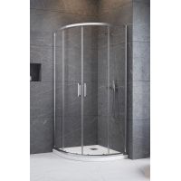 Radaway Premium Pro PDD komplet ścianek 80L x 90R chrom połysk/szkło przezroczyste 1013400-01-01