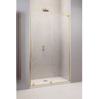 Radaway Furo SL Gold DWJ drzwi prysznicowe 57,2 cm wnękowe prawe złoty połysk/szkło przezroczyste 10307572-09-01R
