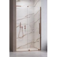 Radaway Furo SL Brushed Copper DWJ drzwi prysznicowe 57,2 cm lewe miedź szczotkowana/złoty przezroczysty 10307572-93-01L