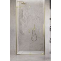 Radaway Furo SL Brushed Gold DWJ drzwi prysznicowe 57,2 cm lewe złoty szczotkowany/szkło przezroczyste 10307572-99-01L