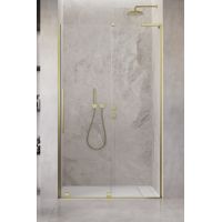 Radaway Furo SL Brushed Gold DWJ drzwi prysznicowe 57,2 cm prawe złoty szczotkowany/szkło przezroczyste 10307572-99-01R
