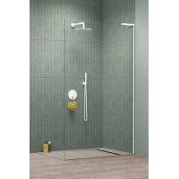 Radaway Modo SL White II ścianka prysznicowa 110 cm prawa wolnostojąca biały mat/szkło przezroczyste 10319114-04-01R
