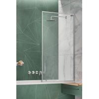 Radaway Modo F SL PNJ II parawan nawannowy 80 cm 1-częściowy chrom połysk/szkło przezroczyste 10406080-01-01R