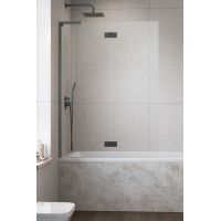 Radaway Essenza 8 SL Brushed GunMetal PND II parawan nawannowy 100 cm 2-częściowy gunmetal szczotkowany/szkło przezroczyste 10500100-92-01L