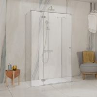 Radaway Torrenta KDJ drzwi prysznicowe 120 cm uchylne chrom połysk/szkło przezroczyste 133312-01-01L