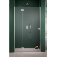 Radaway Essenza Brushed Nickel DWJ drzwi prysznicowe 120 cm lewe nikiel szczotkowany/szkło przezroczyste 1385016-91-01L