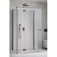 Radaway Essenza Brushed GunMetal KDJ+S drzwi prysznicowe 110 cm uchylne gunmetal szczotkowany/szkło przezroczyste 1385023-92-01L