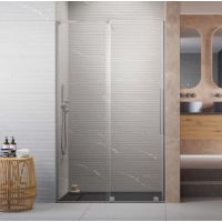 Radaway Furo SL Brushed Nickel DWJ drzwi prysznicowe NA WYMIAR 115 cm rozsuwane nikiel szczotkowany/szkło przezroczyste 20250306-142530-182502