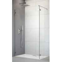 Radaway Arta Walk-In ścianka prysznicowa 40 cm boczna lewa chrom/szkło przezroczyste 386010-03-01L