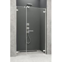 Radaway Arta DWS drzwi prysznicowe 62,8 cm wnękowe prawe chrom/szkło przezroczyste 386628-03-01R