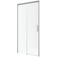Radaway Idea Brushed Nickel DWJ drzwi prysznicowe 100 cm rozsuwane nikiel szczotkowany/szkło przezroczyste 387014-91-01L