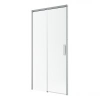 Radaway Idea Brushed Nickel DWJ drzwi prysznicowe 130 cm wnękowe lewe nikiel szczotkowany/szkło przezroczyste 387017-91-01L
