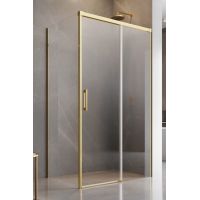 Radaway Idea KDJ ścianka prysznicowa 70 cm boczna lewa złoty połysk/szkło przezroczyste 387048-09-01L