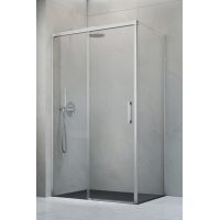 Radaway Idea Brushed Nickel KDJ drzwi prysznicowe 120 cm rozsuwane nikiel szczotkowany/szkło przezroczyste 387042-91-01L