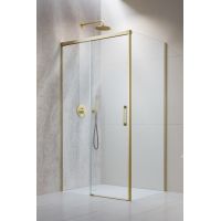 Radaway Idea Brushed Gold KDJ drzwi prysznicowe 120 cm rozsuwane złoty szczotkowany/szkło przezroczyste 387042-99-01L