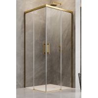 Radaway Idea Gold KDD kabina prysznicowa 80 cm część lewa złoty/szkło przezroczyste 387061-09-01L