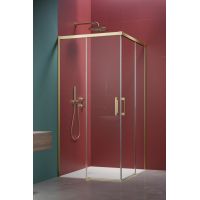 Radaway Idea 6 Brushed Light Gold KDD drzwi prysznicowe 80 cm lewe jasny złoty szczotkowany/szkło przezroczyste 387061-98-01L