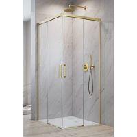 Radaway Idea Brushed Gold KDD drzwi prysznicowe 100 cm rozsuwane złoty szczotkowany/szkło przezroczyste 387062-99-01L