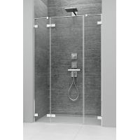 Radaway Arta DWJS drzwi prysznicowe 140 cm ze ściankami stałymi lewe 386456-03-01L/1386122-03-01L