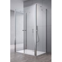 Radaway Eos DWD+2S drzwi prysznicowe 80 cm chrom/szkło przezroczyste 13799400-01