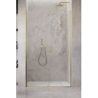 Radaway Furo Brushed Gold DWJ drzwi prysznicowe 120 cm prawe złoty szczotkowany/szkło przezroczyste 10107622-99-01R/10110580-01-01
