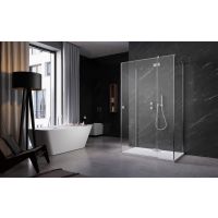Radaway Essenza New KDJ+S drzwi prysznicowe 80 cm prawe chrom/szkło przezroczyste 1385021-01-01R