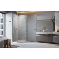 Radaway Essenza PTJ drzwi prysznicowe 60 cm lewe chrom/szkło przezroczyste 1385010-01-01L
